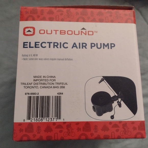 Battery operated electric air pump - Picture 3 of 3